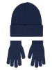 Converse 2-delige set: beanie & handschoenen "Cold Weather" donkerblauw
