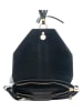 Lia Biassoni Skórzana torebka w kolorze czarnym - 23 x 23 x 6 cm