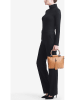 Lia Biassoni Skórzana torebka w kolorze karmelowym - 28 x 21 x 10 cm