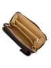 Lia Biassoni Skórzana torebka "Cerca" w kolorze ciemnobrązowym na telefon - 11 x 19 x 4 cm