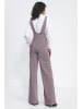 Nife Jumpsuit rood/wit