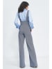 Nife Jumpsuit donkerblauw/wit