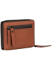 Burkely Leder-Geldbörse "Rain Riley" in Cognac - (B)12 x (H)10 x (T)2 cm