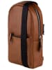 Burkely Leren schoudertas "Suburb Seth" cognac - (B)35 x (H)21 x (D)7 cm