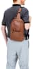Burkely Leren schoudertas "Suburb Seth" cognac - (B)35 x (H)21 x (D)7 cm