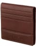 Burkely Leder-Kartenetui "Suburb Seth" in Braun - (B)10,5 x (H)10 x (T)1 cm