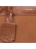 Burkely Leder-Umhängetasche "Soul Sem" in Cognac - (B)25 x (H)15 x (T)3 cm