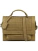 Burkely Skórzana torebka "Icon Ivy" w kolorze khaki - 19,5 x 25 x 11 cm