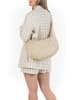 Burkely Leder-Schultertasche "Just Jolie" in Beige - (B)45 x (H)28 x (T)9 cm