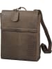 Burkely Leren rugzak "Casual Carly" grijs - (B)33 x (H)38 x (D)12 cm