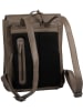 Burkely Leren rugzak "Casual Carly" grijs - (B)33 x (H)38 x (D)12 cm