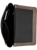 Burkely Leren rugzak "Casual Carly" grijs - (B)33 x (H)38 x (D)12 cm