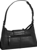 Burkely Leren schoudertas "Casual Carly" zwart - (B)24 x (H)13 x (D)6 cm