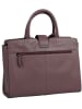 Burkely Leder-Henkeltasche "Modest Meghan" in Lila - (B)36,5 x (H)23 x (T)10 cm