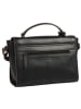 Burkely Leder-Henkeltasche "Modest Meghan" in Schwarz - (B)26 x (H)18 x (T)7 cm