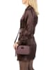 Burkely Leren schoudertas "Modest Meghan" paars - (B)16 x (H)12 x (D)7 cm