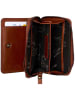 Burkely Leder-Geldbörse "Modest Meghan" in Cognac - (B)11,5 x (H)8 x (T)2 cm