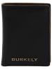 Burkely Leder-Geldbörse "Modest Meghan" in Schwarz - (B)8 x (H)10 x (T)1,5 cm