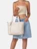 Burkely Leren shopper "Just Jolie" crème - (B)45 x (H)30 x (D)10 cm