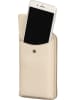 Burkely Leder-Handytasche "Just Jolie" in Creme - (B)11 x (H)17 x (T)3 cm