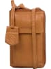 Burkely Leren smartphonetas "Just Jolie" cognac - (B)11 x (H)17 x (D)3 cm