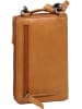 Burkely Leren smartphonetas "Just Jolie" cognac - (B)11 x (H)17 x (D)3 cm
