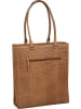 Burkely Leder-Schultertasche "Casual Cayla" in Cognac - (B)33 x (H)37 x (T)12,5 cm