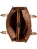 Burkely Leren schoudertas "Casual Cayla" cognac - (B)33 x (H)37 x (D)12,5 cm