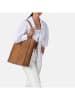 Burkely Leder-Schultertasche "Casual Cayla" in Cognac - (B)33 x (H)37 x (T)12,5 cm