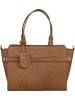 Burkely Skórzana torebka "Casual Cayla" w kolorze jasnobrązowym - 38 x 23 x 12 cm