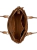 Burkely Leder-Henkeltasche "Casual Cayla" in Cognac - (B)38 x (H)23 x (T)12 cm