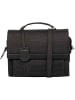 Burkely Leren handtas "Casual Cayla" zwart - (B)25 x (H)19 x (D)11 cm