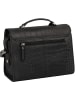 Burkely Leren handtas "Casual Cayla" zwart - (B)25 x (H)19 x (D)11 cm