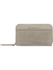 Burkely Leder-Geldbörse "Casual Cayla" in Grau - (B)14 x (H)8,5 x (T)2 cm
