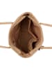 Burkely Leder-Schultertasche "Still Selene" in Beige - (B)30 x (H)36 x (T)9 cm