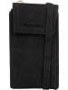 Burkely Leren smartphonetas "Still Selene" zwart - (B)10 x (H)18 x (D)2 cm