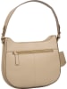 Burkely Leder-Schultertasche "Beloved Bailey" in Taupe - (B)27 x (H)21 x (T)6 cm
