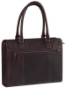 Burkely Leder-Henkeltasche "Antique Avery" in Dunkelbraun - (B)36 x (H)28 x (T)9 cm