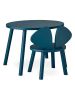 NOFRED Krzesło dziecięce "Mouse" w kolorze morskim - 28 x 45 x 42,4 cm