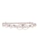 Clayre & Eef Betthimmel in Weiß - (B)66 x (H)12 x (T)47 cm
