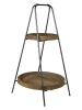 Clayre & Eef Etagere in Natur - (H)74 x (B)46 cm