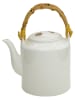 Clayre & Eef Teekanne in Weiß - 1,5 l