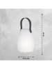 FISCHER & HONSEL Lampy zewnętrzne LED (3 szt.) w kolorze białym - wys. 16 x Ø 11 cm