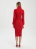 BGN Dzianinowa sukienka w kolorze czerwonym