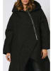 Plus Size Company Płaszcz przejściowy "Eros" w kolorze czarnym