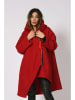 Plus Size Company Płaszcz przejściowy "Eros" w kolorze czerwonym