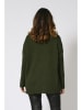 Plus Size Company Sweter "Jarry" w kolorze khaki