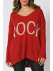 Plus Size Company Sweter "Jarry" w kolorze czerwonym