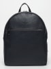 Victor & Hugo Paris Leren rugzak "Mini Lou" donkerblauw - (B)20 x (H)28 x (D)10 cm