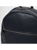 Victor & Hugo Paris Leder-Rucksack "Mini Lou" in Dunkelblau - (B)20 x (H)28 x (T)10 cm